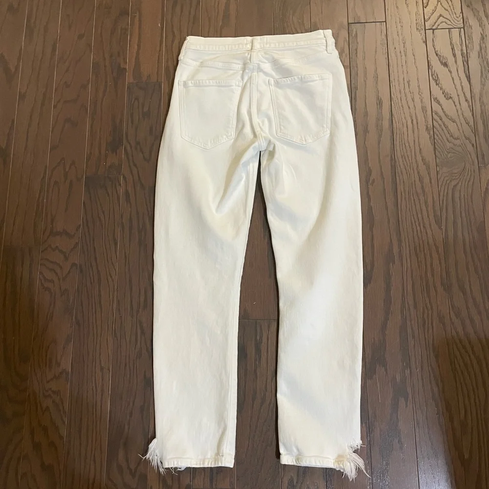 AGOLDE WHITE TONI JEANS SIZE 25